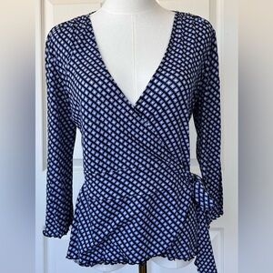 Banana Republic Wrap Top Bell Sleeves‎ Size Large